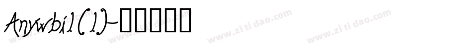 Anywbi1 (1)字体转换